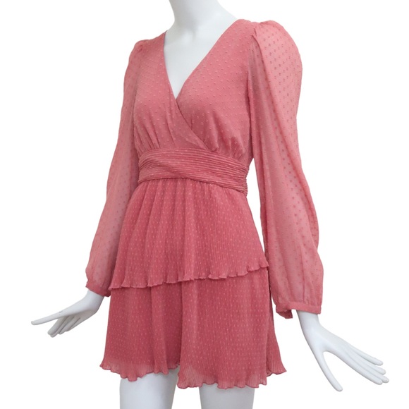 Zara | Dresses | Zara Pink Surplice Ruffle Polka Dot Mini Dress | Poshmark Zara | Dresses | Zara Pink Surplice Ruffle Polka Dot Mini Dress | Poshmark